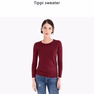 PS Maroon J Crew Tippi Sweater
